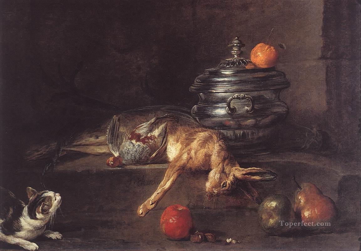 The Silver Turee still life Jean Baptiste Simeon Chardin Oil Paintings